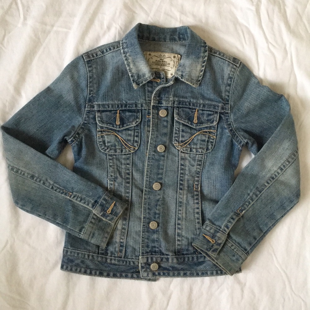 Cute Old Navy girls denim jacket M